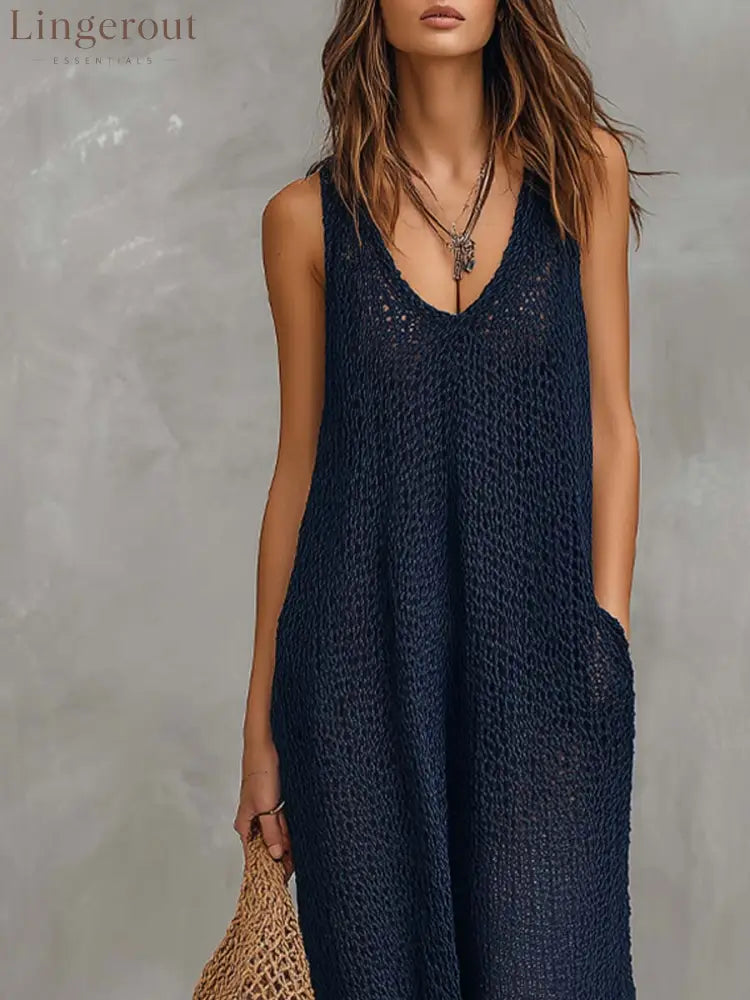 Bohemian Vacation Knitted Jumpsuit