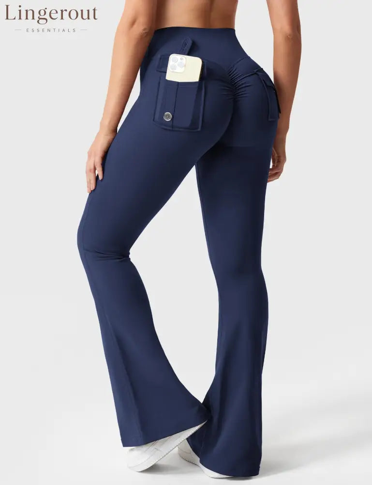 Brittany Flared Leggings with Pockets