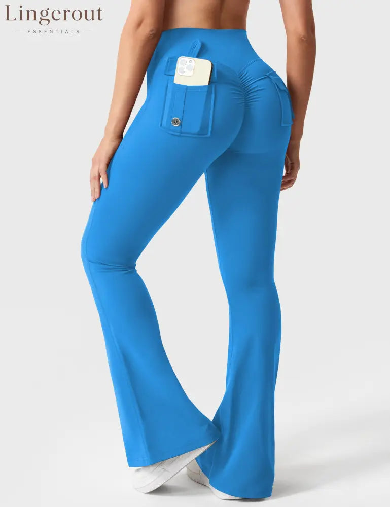 Brittany Flared Leggings with Pockets