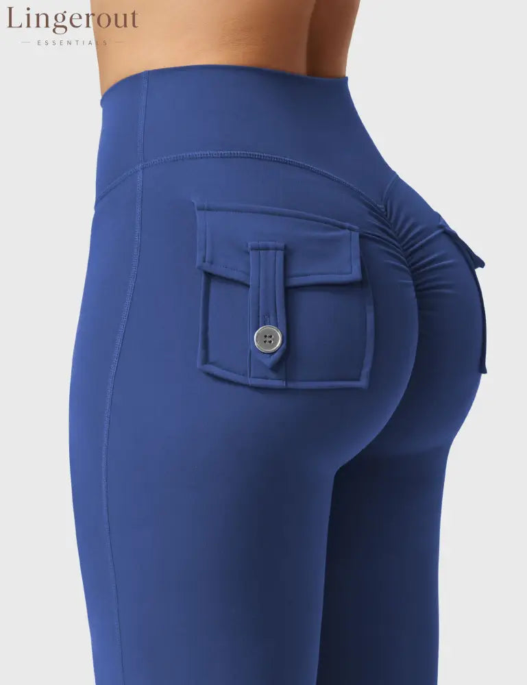 Brittany Flared Leggings with Pockets