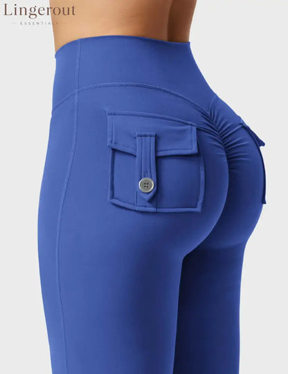 Brittany Flared Leggings with Pockets