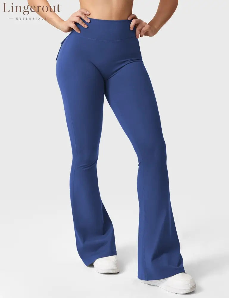 Brittany Flared Leggings with Pockets