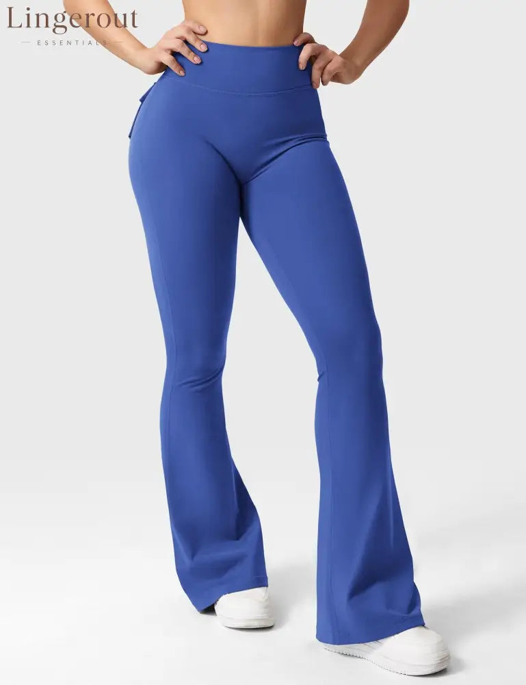 Brittany Flared Leggings with Pockets