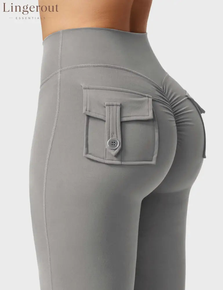 Brittany Flared Leggings with Pockets
