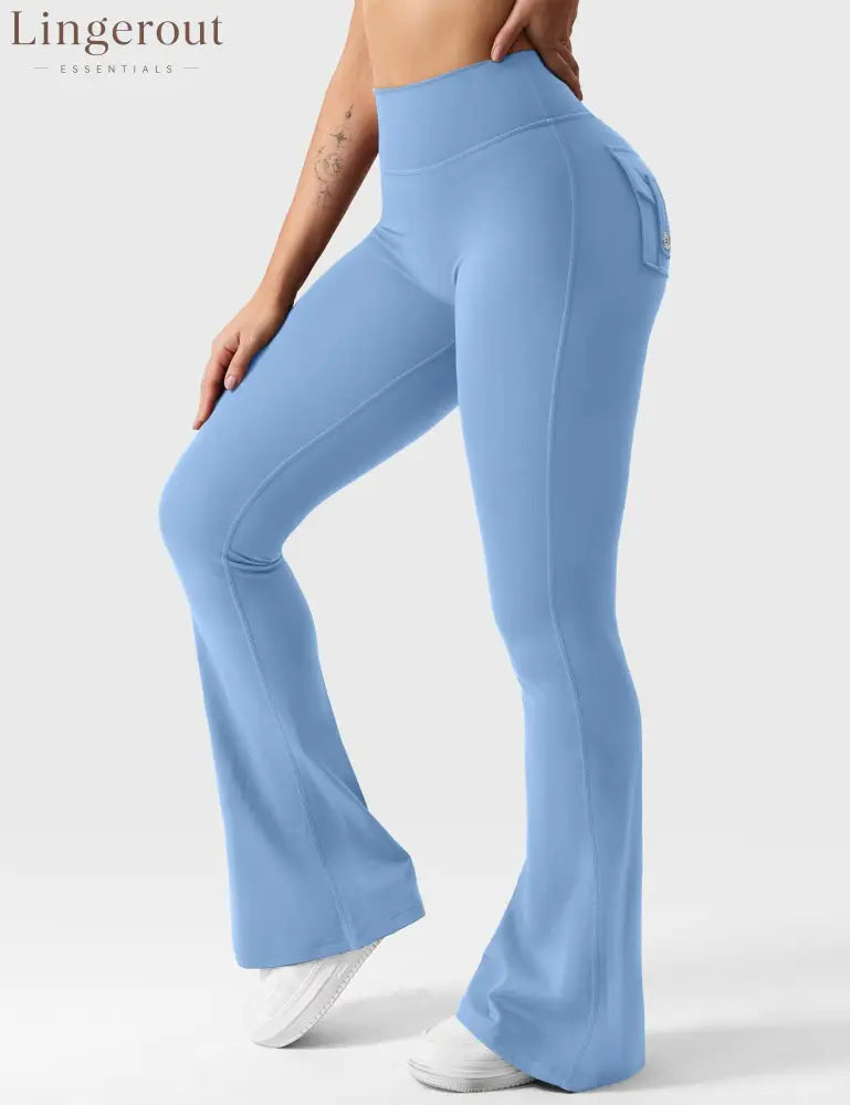 Brittany Flared Leggings with Pockets