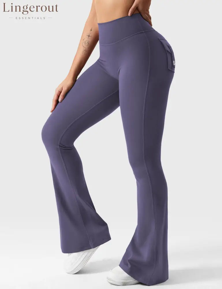 Brittany Flared Leggings with Pockets