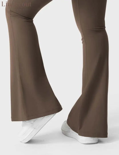 Brittany Flared Leggings with Pockets