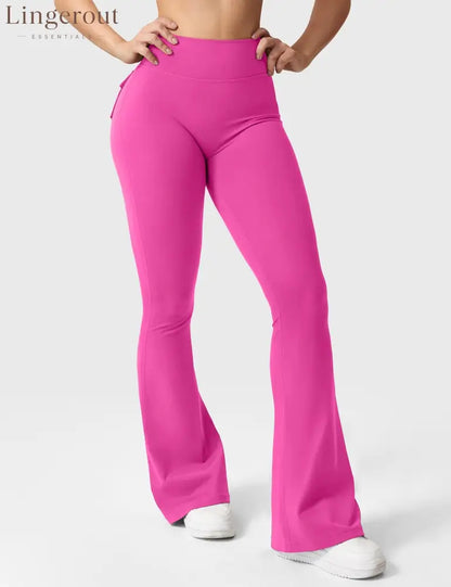 Brittany Flared Leggings with Pockets