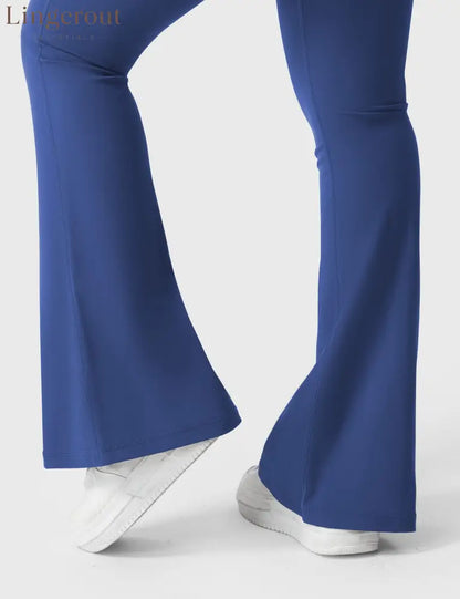 Brittany Flared Leggings with Pockets