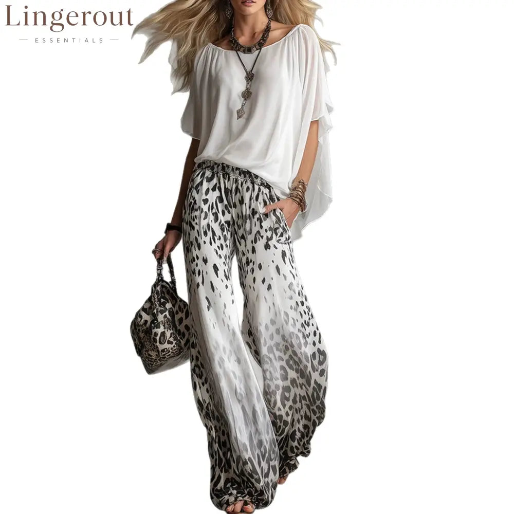 Casual Loose Vacation Matching Set
