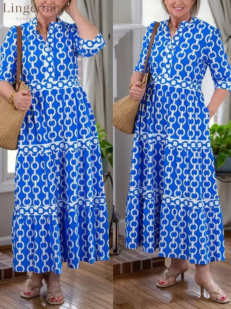 Chain Link Midi Dress