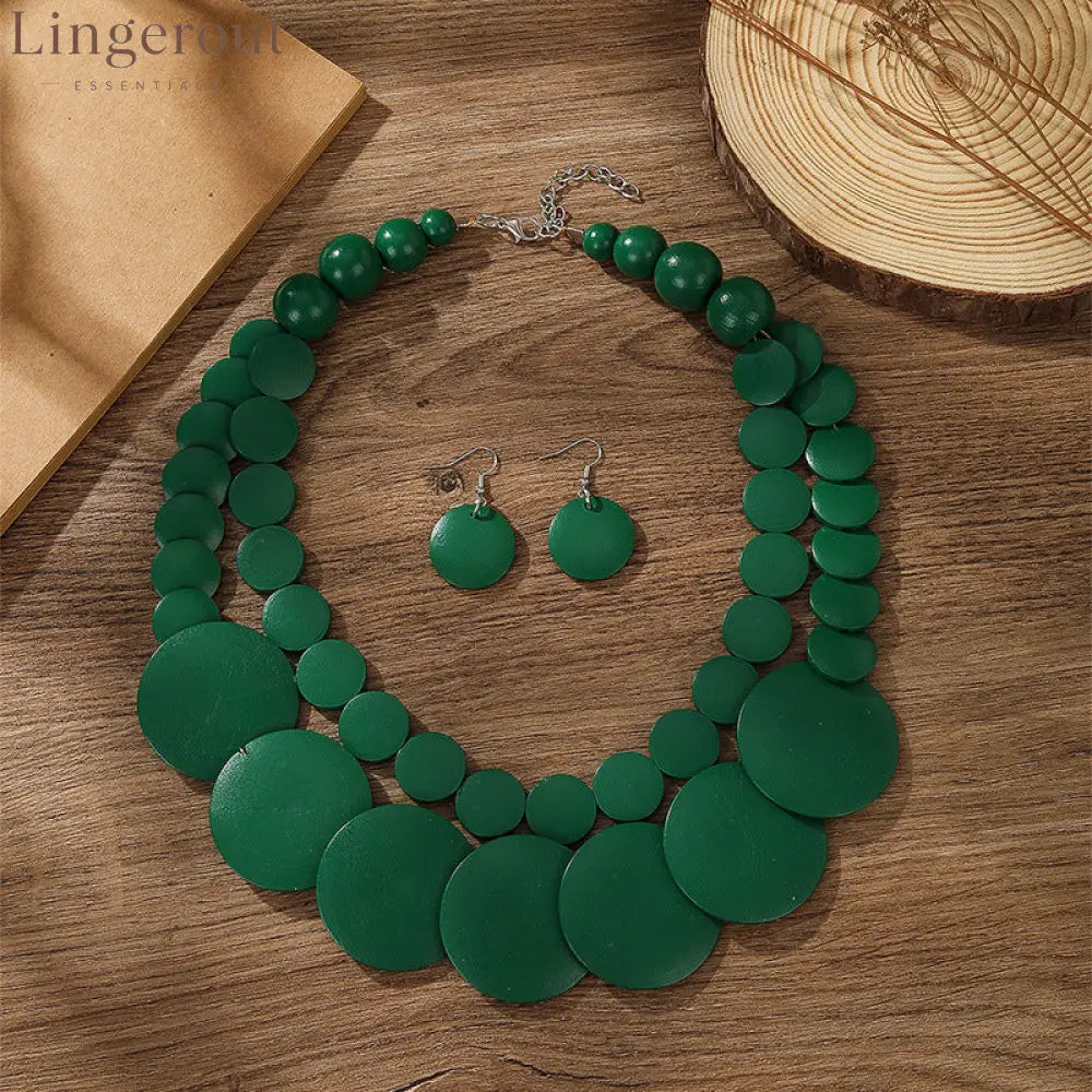 Colorbeat Boho Necklace & Earrings Set - 6 colors