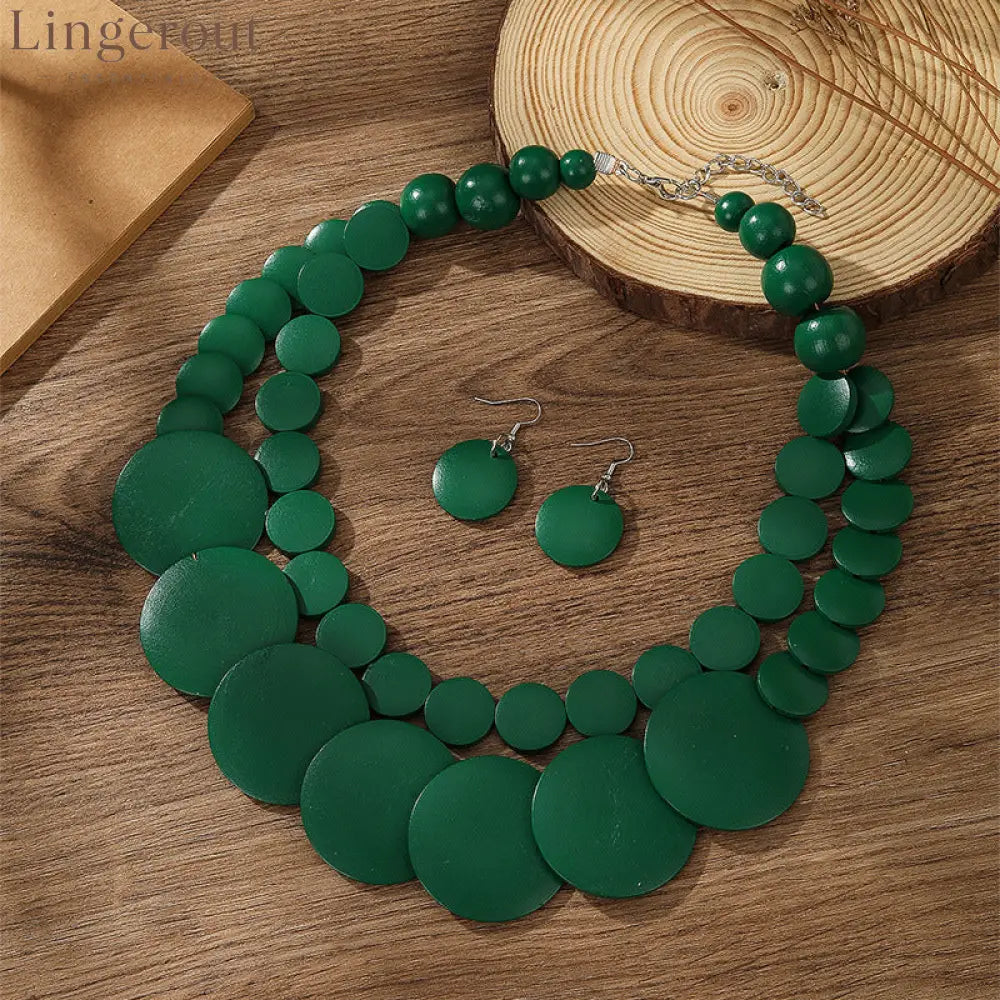 Colorbeat Boho Necklace & Earrings Set - 6 colors