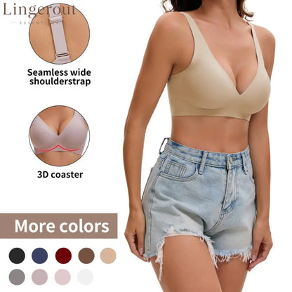Comfort Wireless Seamless Full Coverage Everyday Support Bra
