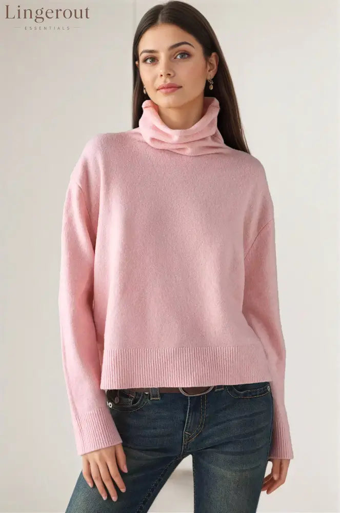 New Cross-Border Aliexpress Turtleneck Sweater Knitted Bottoming Shirt Europe And America 2026 Amazon Autumn And Winter