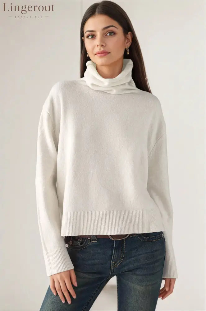 New Cross-Border Aliexpress Turtleneck Sweater Knitted Bottoming Shirt Europe And America 2026 Amazon Autumn And Winter