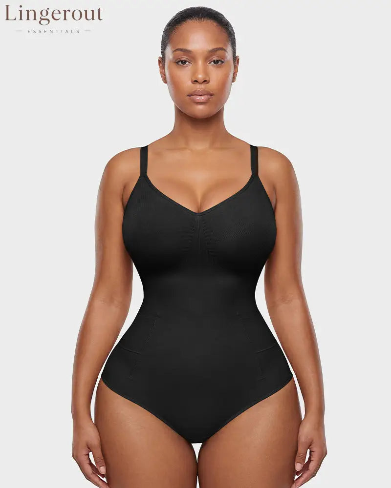 Deep V Camisole Bodysuit Shapewear