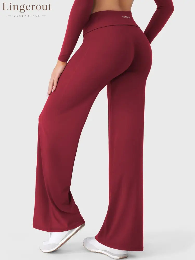 hugmecurve Eddiy 31.5’’ Fold Over Straight Leggings