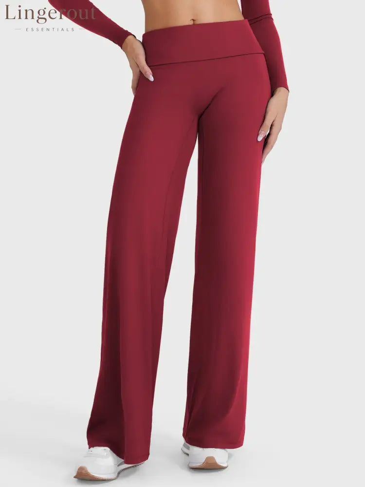 hugmecurve Eddiy 31.5’’ Fold Over Straight Leggings
