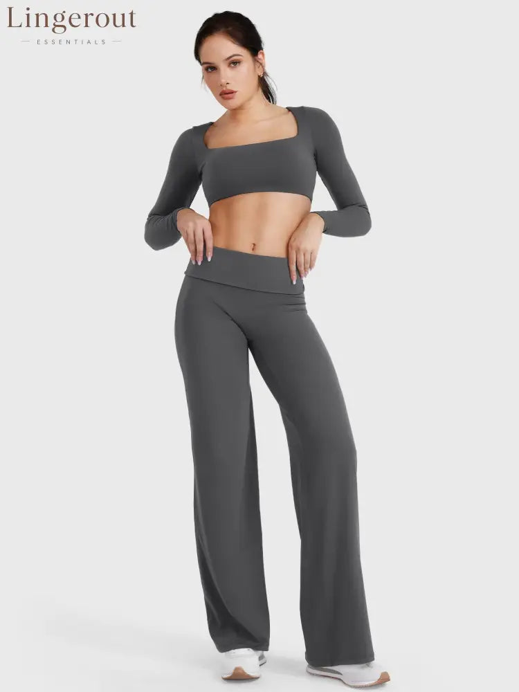 hugmecurve Eddiy 31.5’’ Fold Over Straight Leggings