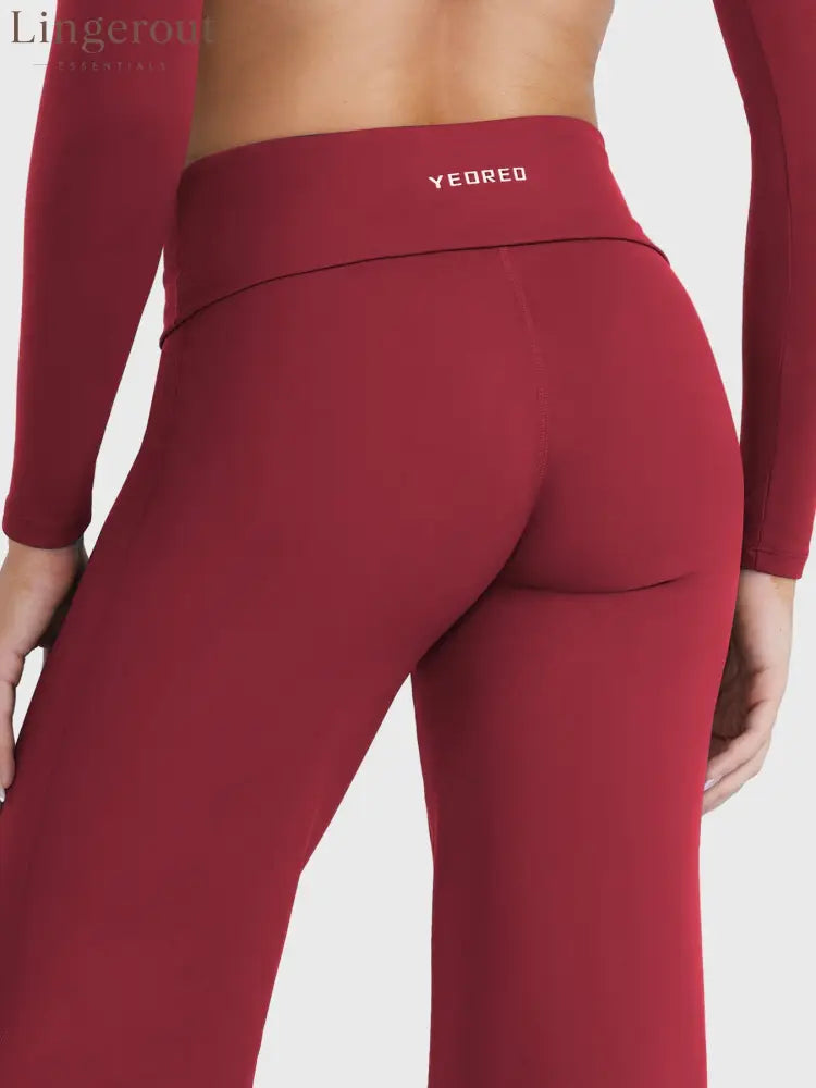 hugmecurve Eddiy 31.5’’ Fold Over Straight Leggings