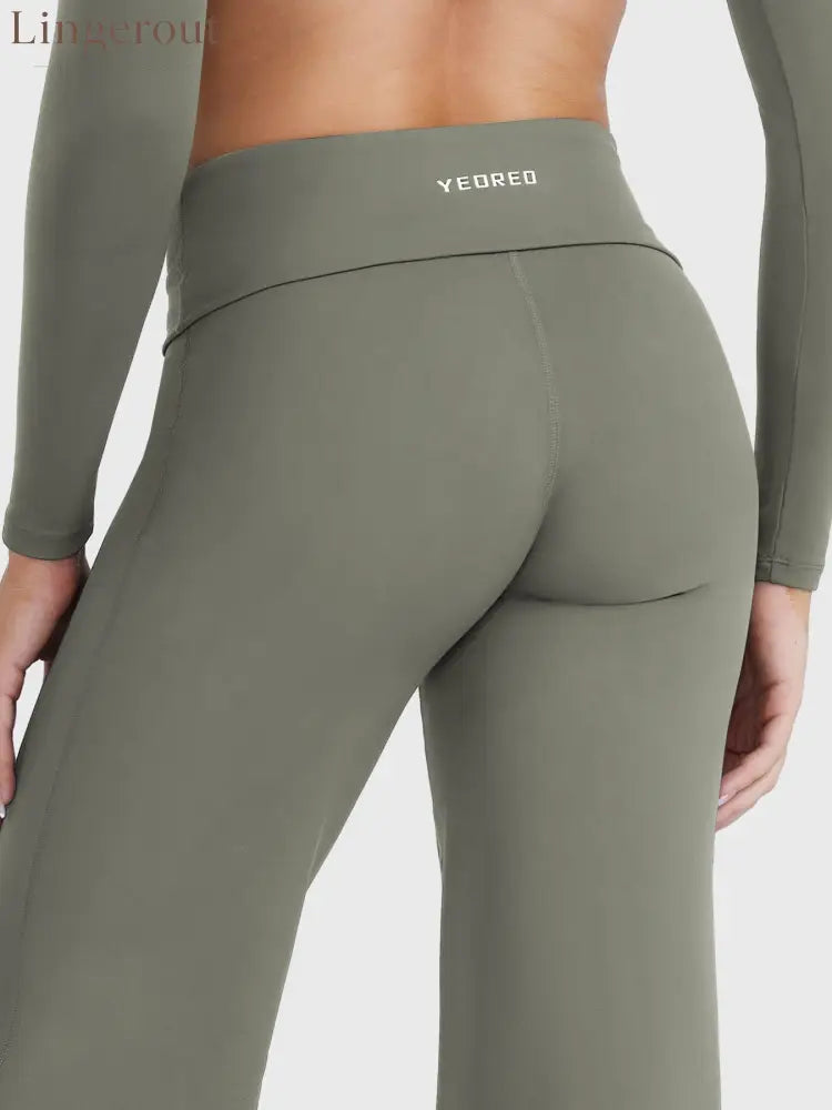hugmecurve Eddiy 31.5’’ Fold Over Straight Leggings