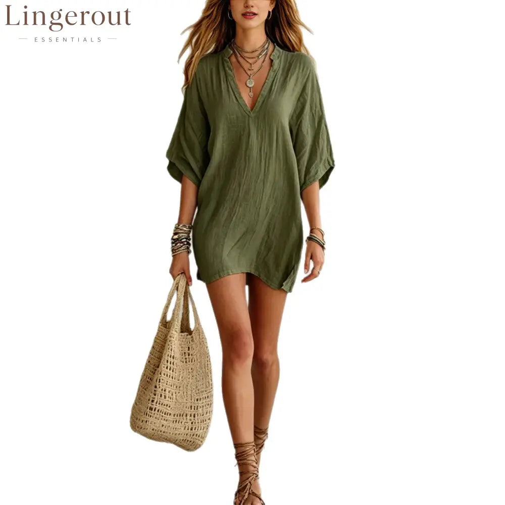 Effortless Boho Tunic Dress – Versatile Summer Essential