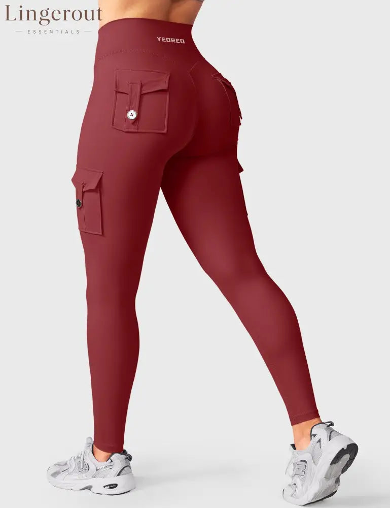 hugmecurve Hedda 25’’ CoreFlex Leggings - Anchor Red / XS