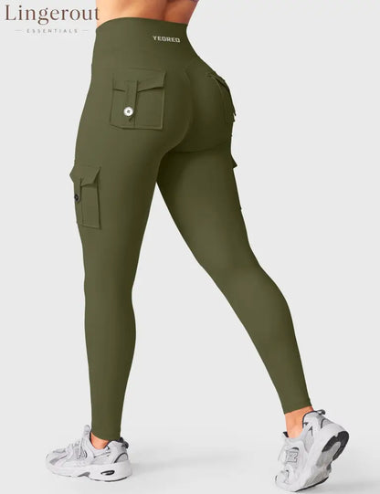 hugmecurve Hedda 25’’ CoreFlex Leggings - Army Green / XS