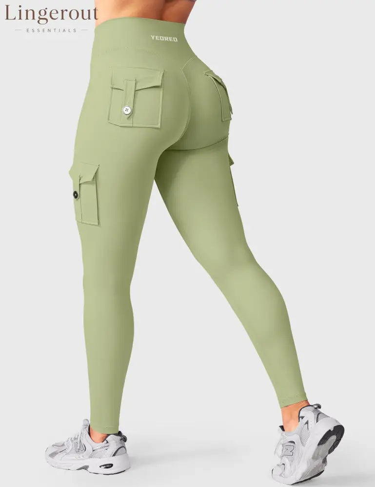 hugmecurve Hedda 25’’ CoreFlex Leggings - Bean Green / XS