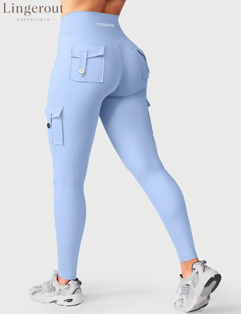 hugmecurve Hedda 25’’ CoreFlex Leggings - Light Blue / XS