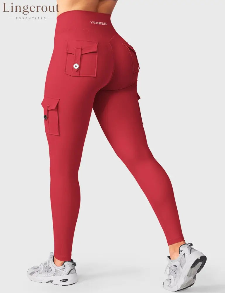 hugmecurve Hedda 25’’ CoreFlex Leggings - Red / XS
