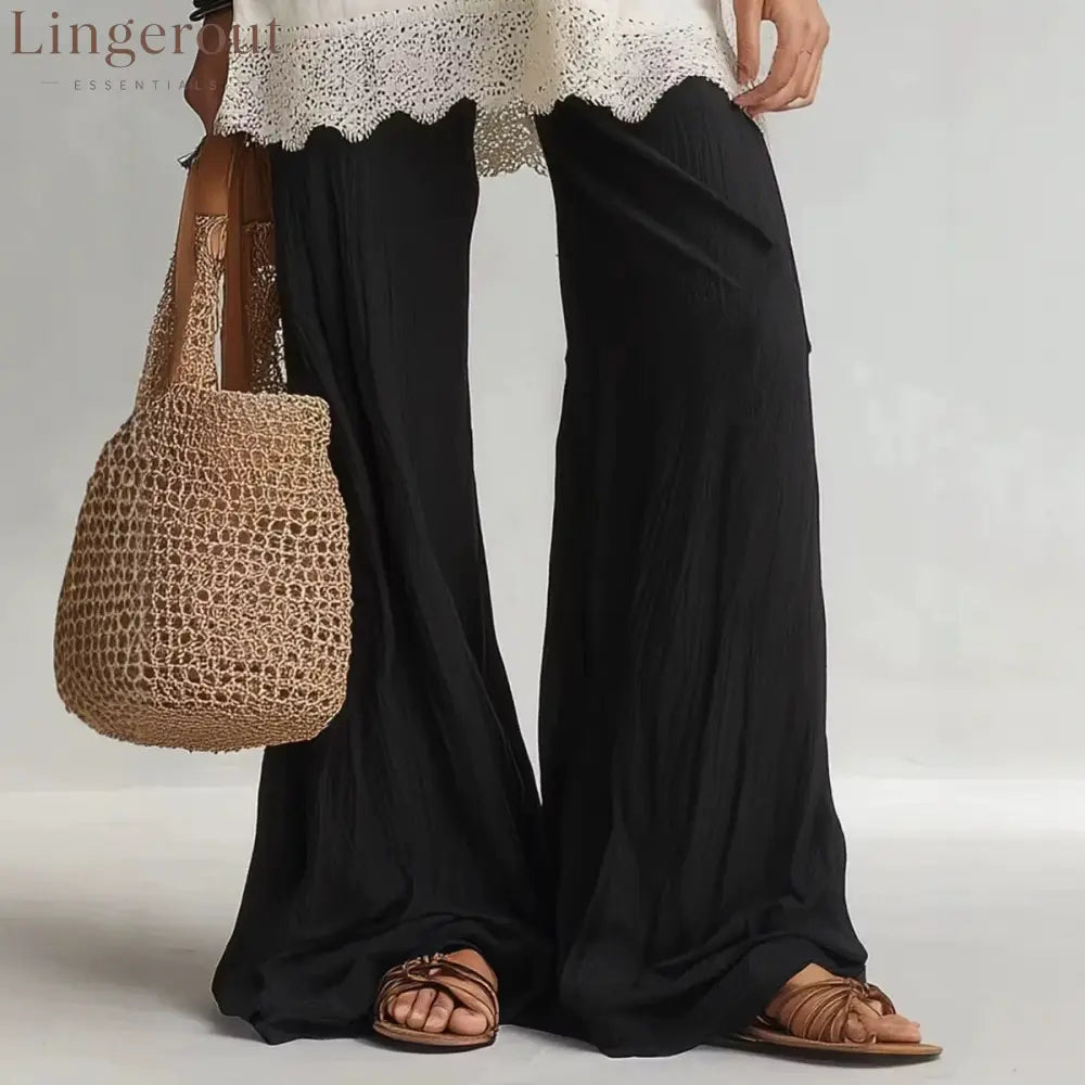 Lace Trim Sleeveless Tunic Two Piece Set