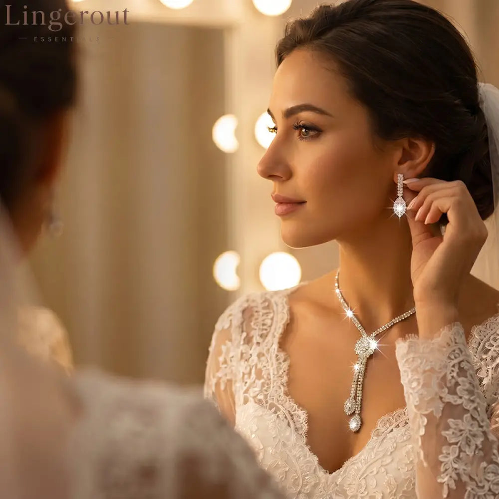 🌼 LIMITED-TIME 30% OFF! ✨ Women’s Zircon Flower Jewelry Set – Elegant Sparkling Ready-to-Gift 💎 - Clothing & Accessories