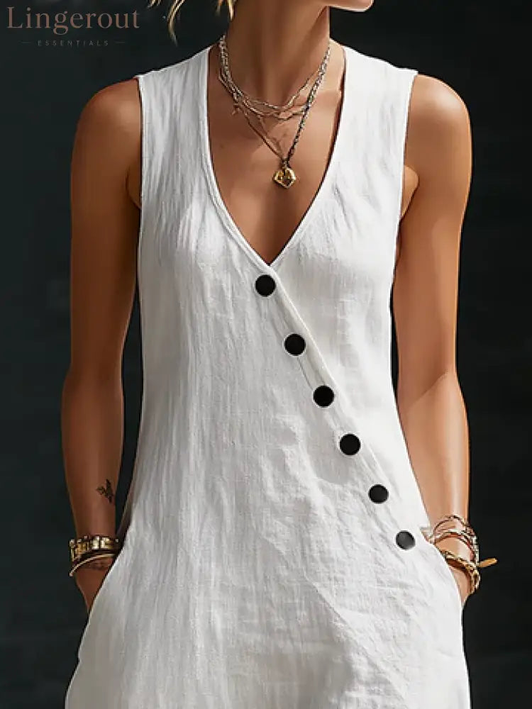 Minimalist And Cozy Button-up Dress