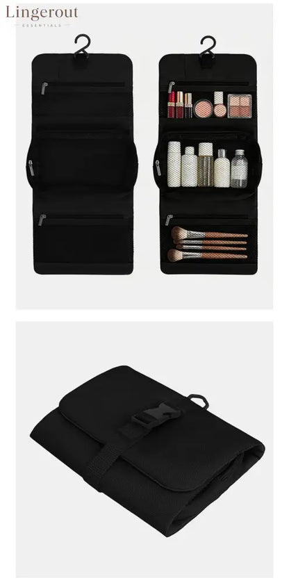 Multi-Layer Hanging Makeup Organizer - Travel Toiletry Bag