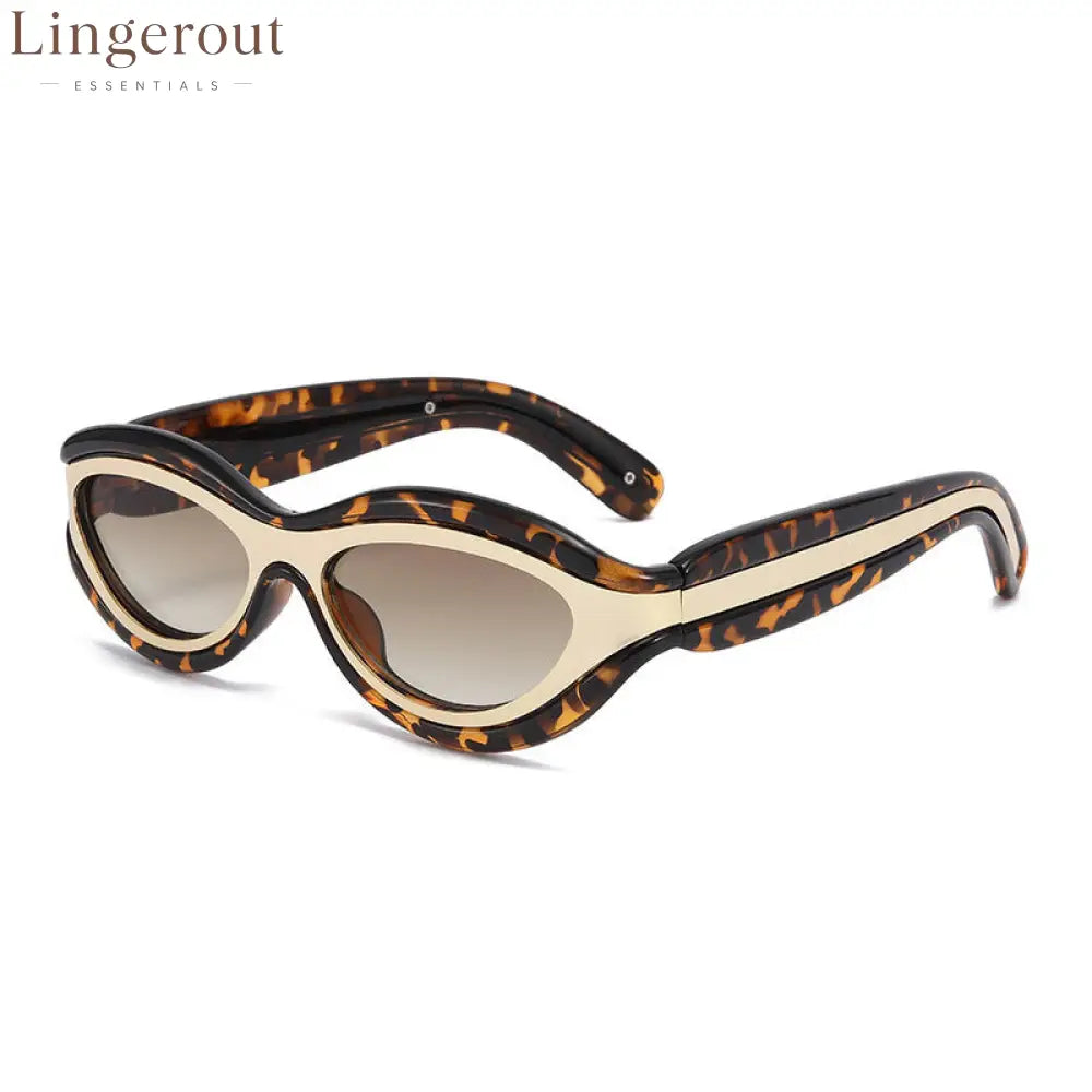 New Fashion Oval Cat Eye Sunglasses
