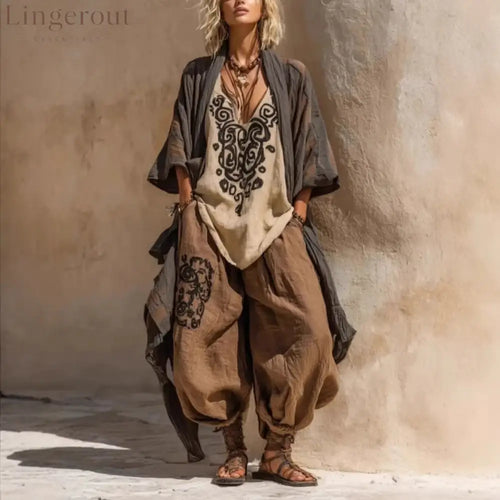 Nomadic Bohemian Art Print Three-Piece Set
