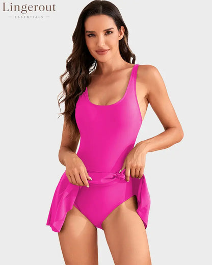 One Piece Tummy Control Tie Knot Swimsuits