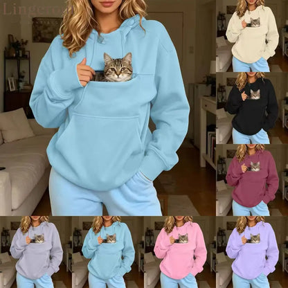 Oversized Chest Pocket Hoodie