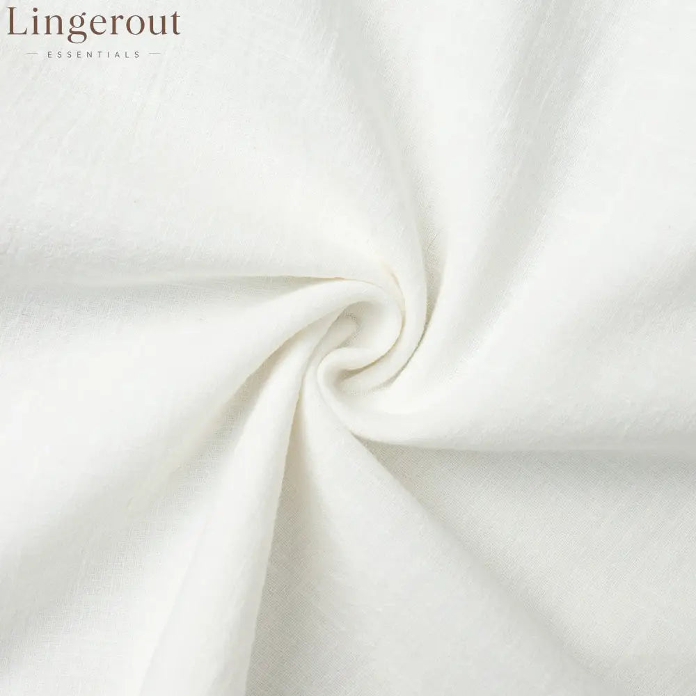 Pure Cotton Square Neck Mini Dress