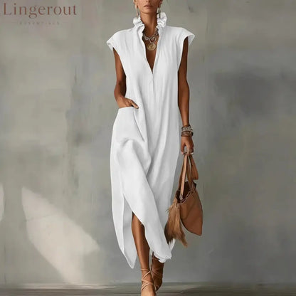Ruffle Spring Maxi Dress