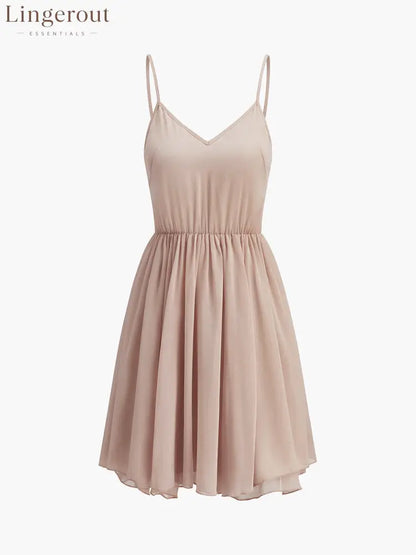 Semi-Sheer Chiffon Ruffle Dress With Outer Cape