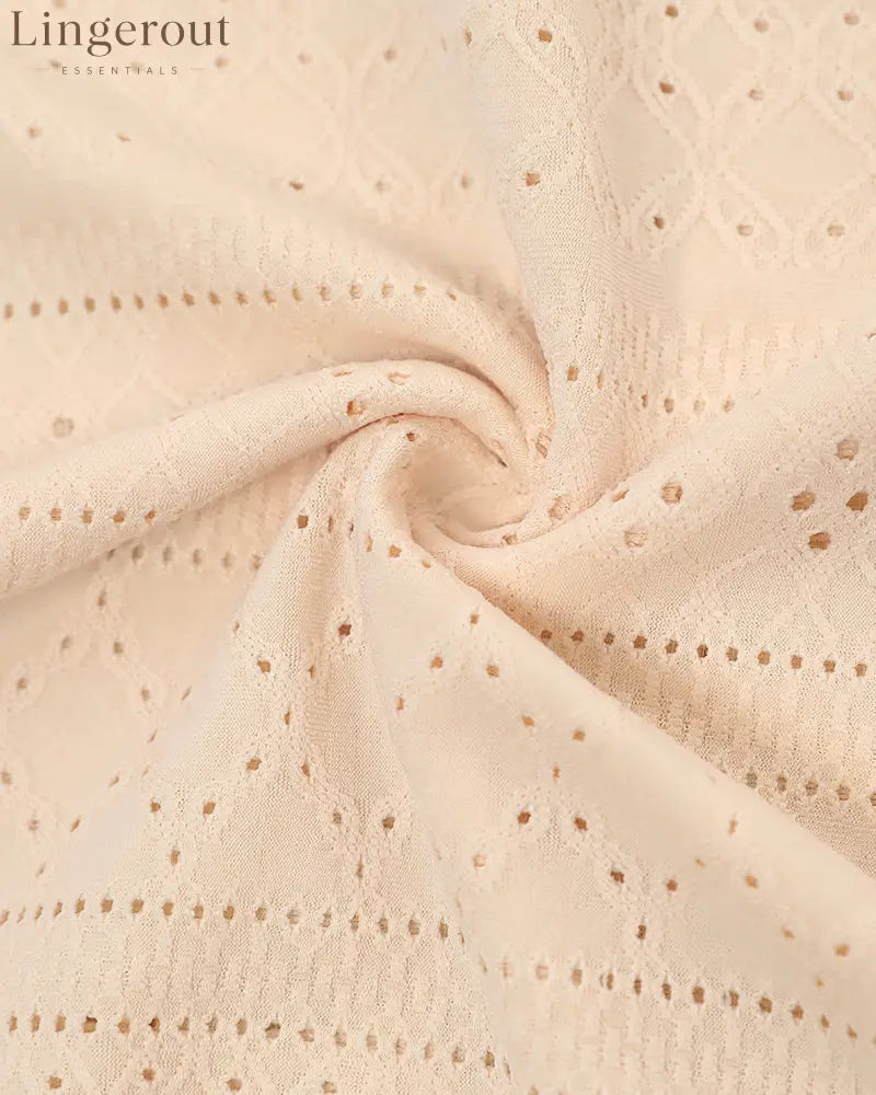 Sleeveless Ruched Cinched Waist Draped Bandeau Dress Eyelet Embroidery Slit Asymmetrical Hem Vacation Dress