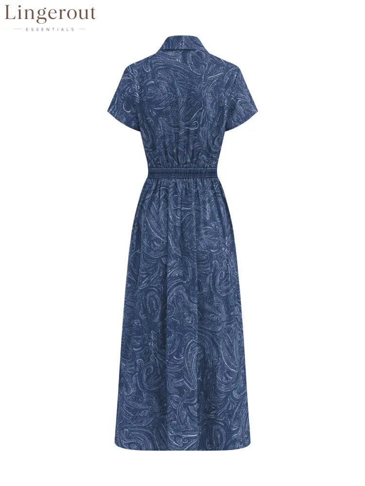 🌟 Timeless Paisley Print Maxi Dress: Effortless Elegance for Every Occasion