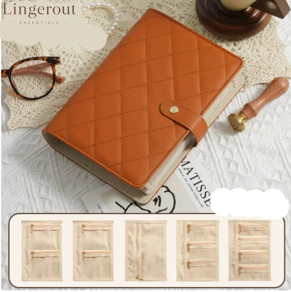 🔥Travel Jewelry Notebook - brown