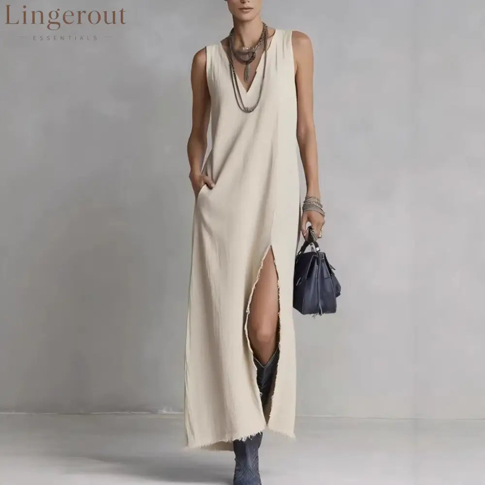 Vacation Loose Slimming Long Dress