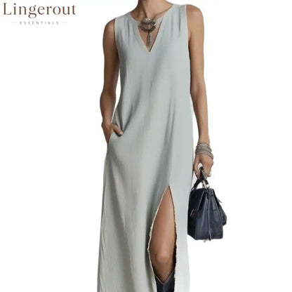 Vacation Loose Slimming Long Dress