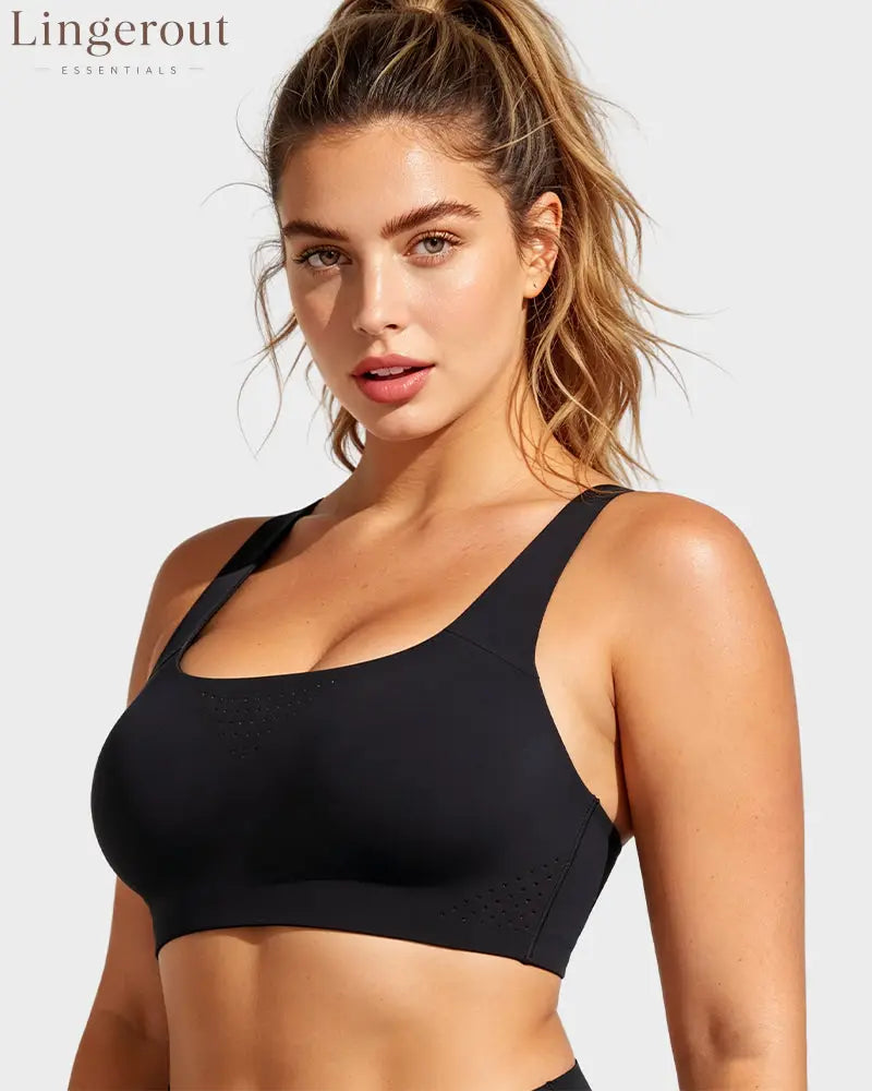Wireless One-Piece Ventilated Sports Bra