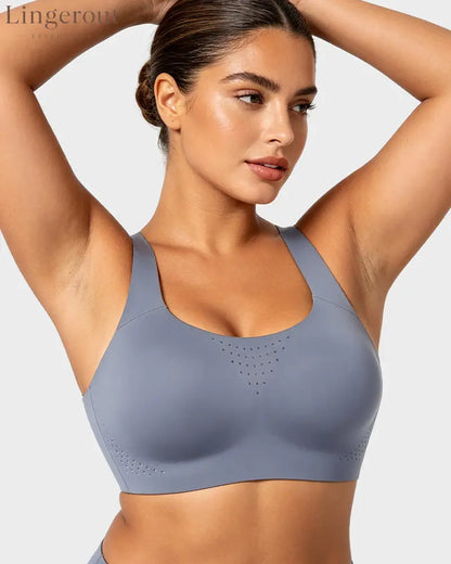 Wireless One-Piece Ventilated Sports Bra